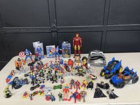 Full lot overview on table