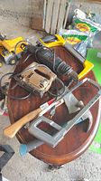 All tools on table showing overall lot