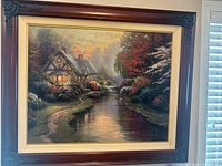 Front view of framed print