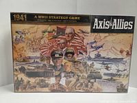Front of sealed Axis & Allies 1941 board game showing artwork and title