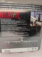 Front of sealed retail package showing brand, length, features