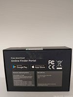 Rear of Salind 11 4G box showing app download info and specifications
