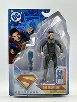 Front view of sealed DC Studios Superman The Engineer action figure in blister package