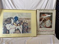 Both framed prints side by side