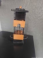 Full view of bird feeder front