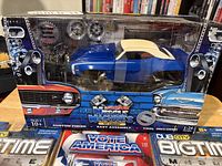 Front of 1/24 Muscle Machines ’69 Camaro model kit box