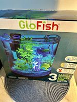 Front of boxed GloFish 3-gallon aquarium kit