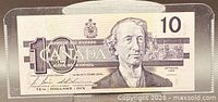Obverse full view showing Macdonald portrait and denomination