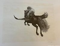 Full view of Curtis Hooper lithograph print