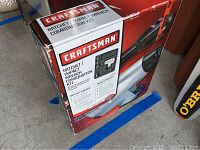 Box of Craftsman Ratchet/Impact Wrench Combination Kit showing brand and product type