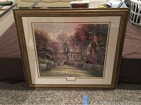 Front view of framed print showing overall appearance and condition