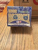 Front view of sealed 1992 O-Pee-Chee Premier Baseball card box