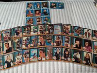 All cards laid out showing fronts and quantity