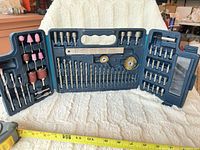 open case showing all contents arranged