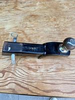 Top view of ball mount showing ball, shank, pin and clip