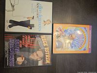 Front covers of three DVD cases