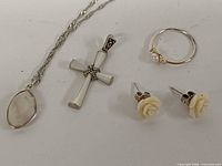 Group shot of all five jewelry pieces