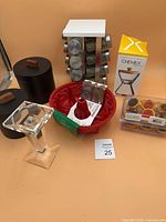 Group shot showing all items together