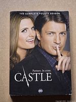 Front slipcase showing Castle The Complete Fourth Season