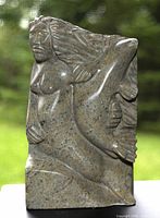 Front view showing Sedna figure with seal