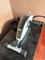 Overall view of DeskCycle pedal exerciser on table
