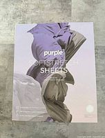 Front of Purple SoftStretch Sheets retail box