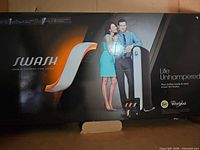 Retail box front showing Swash Express branding and product image