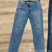 Full view of front of jeans