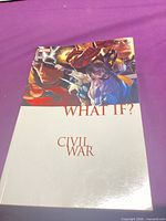 Front cover of Marvel What If? Civil War paperback