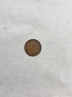Full obverse view of 1912 Canadian one cent coin