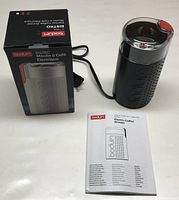 Grinder, box, instruction manual