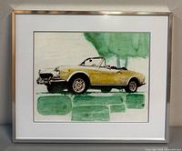Front view of framed artwork