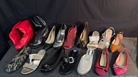 All sixteen pairs arranged to display styles and colours