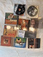 Group shot of all CDs laid out