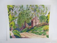Full view of the unframed print
