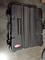 Closed SKB flight case for the mixer