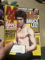Front cover showing Bruce Lee image and magazine masthead