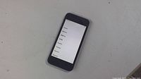 Front view showing language setup screen