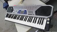 Top view of Casio CTK-481 keyboard showing full keybed, control panel and speakers