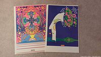 Both posters side by side showing overall designs and condition