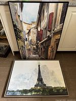 Both framed prints together