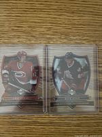 Both Clear Cut Winners cards side by side in holders