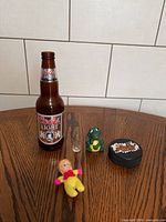 All five items together on table