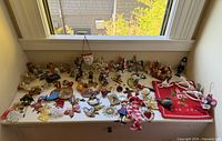 Overall view of entire assortment on sill