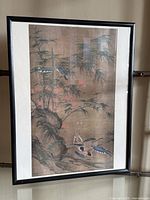 Full view of framed Chinese print