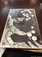 Front view of Batman: Black and White #1 bagged comic