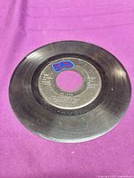 Side A label My Love shown on black vinyl