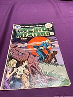 Front cover of Weird Mystery Tales #16 showing artwork and overall wear