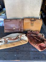 Group shot of four bags on table