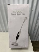 Front of boxed HOMGIM Electric Steam Mop